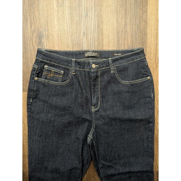 Judy Blue Jeans Womens 32 Blue Mom Jean Dark Wash Stretch High Rise Denim - Picture 2 of 13
